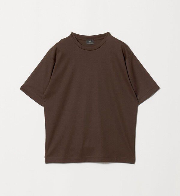 UNITED ARROWS green label relaxing「オーガニックコットン ポンチ クルーネック Tシャツ -接触冷感-」|Tシャツ・カットソー|DK.BROWN