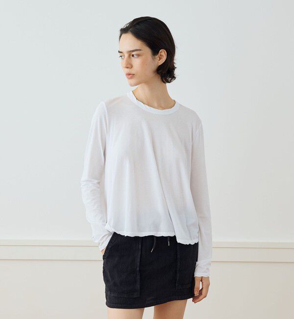 JAMES PERSE「コットンジャージー AラインTシャツ WHGF3943」|Tシャツ・カットソー|