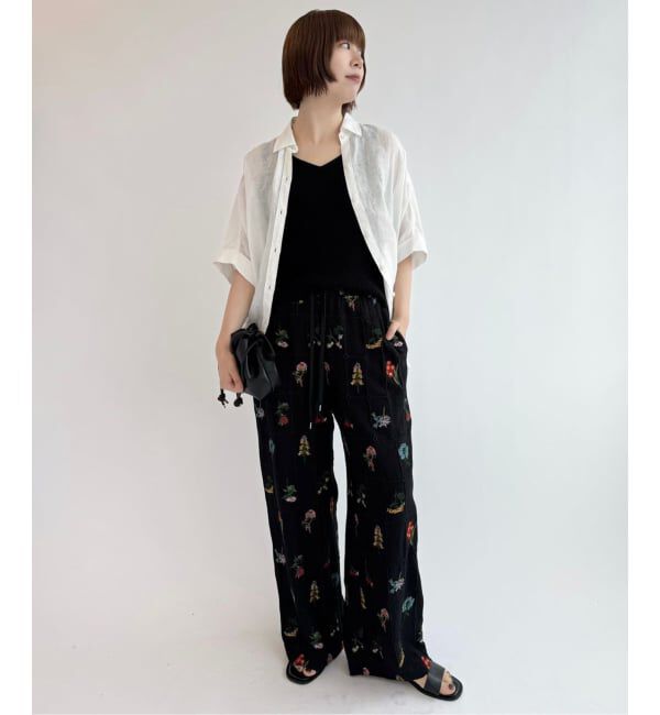 SLOBE IENA「《追加/シリーズあり》リネンコットンBOXシャツ」|シャツ・ブラウス|