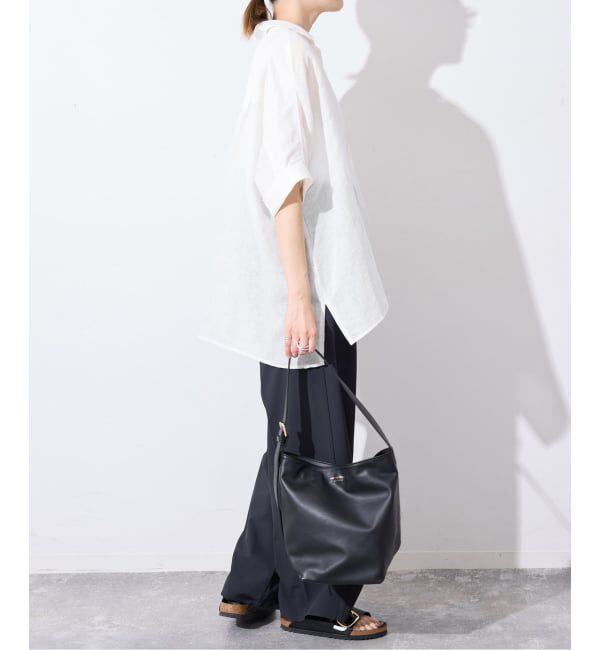 SLOBE IENA「《追加/シリーズあり》リネンコットンBOXシャツ」|シャツ・ブラウス|