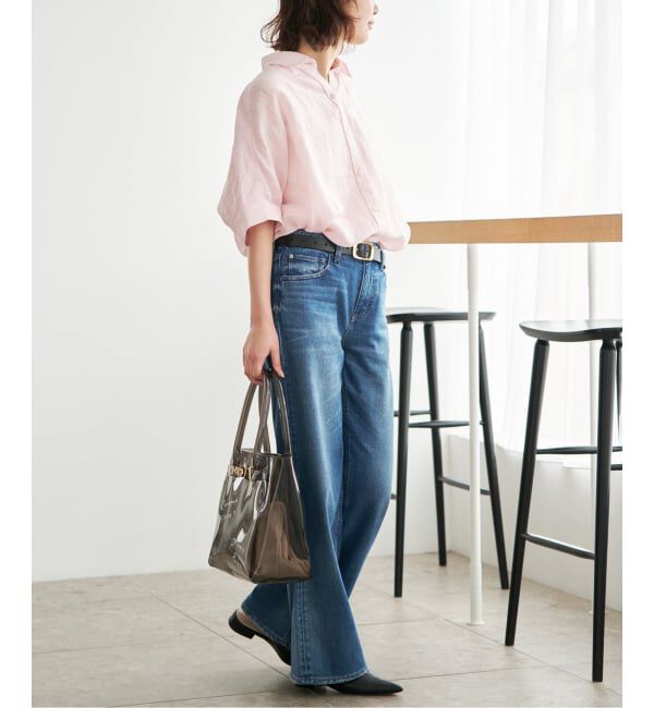SLOBE IENA「《追加/シリーズあり》リネンコットンBOXシャツ」|シャツ・ブラウス|