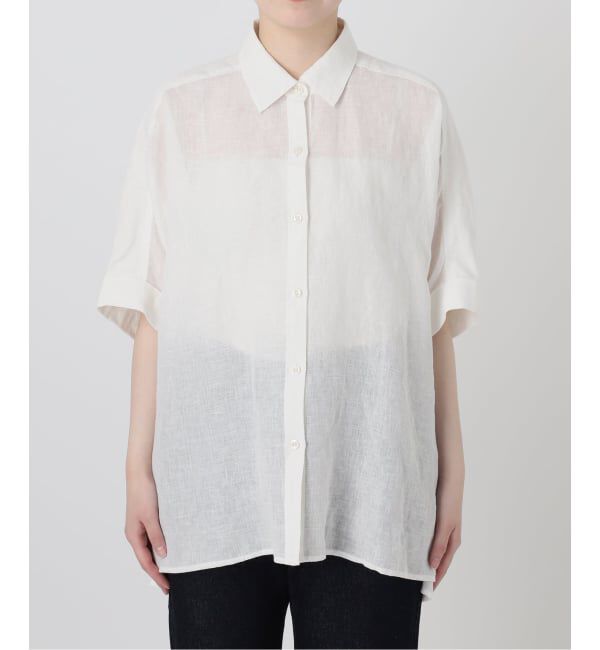 SLOBE IENA「《追加/シリーズあり》リネンコットンBOXシャツ」|シャツ・ブラウス|