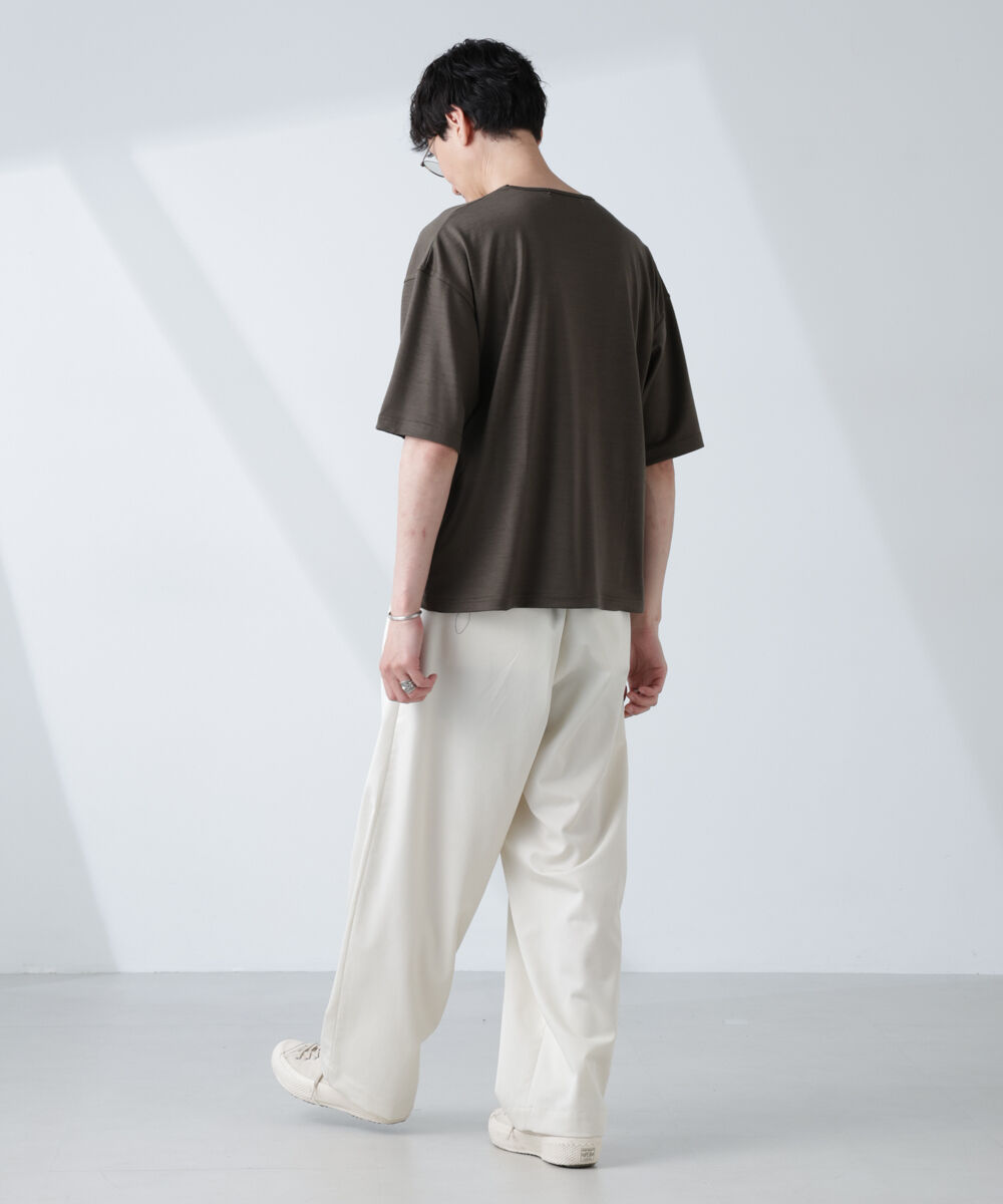 nano･universe「「ALL-DAYS COMFORT 100% WOOL」 エレガンスTEE」|Tシャツ・カットソー|