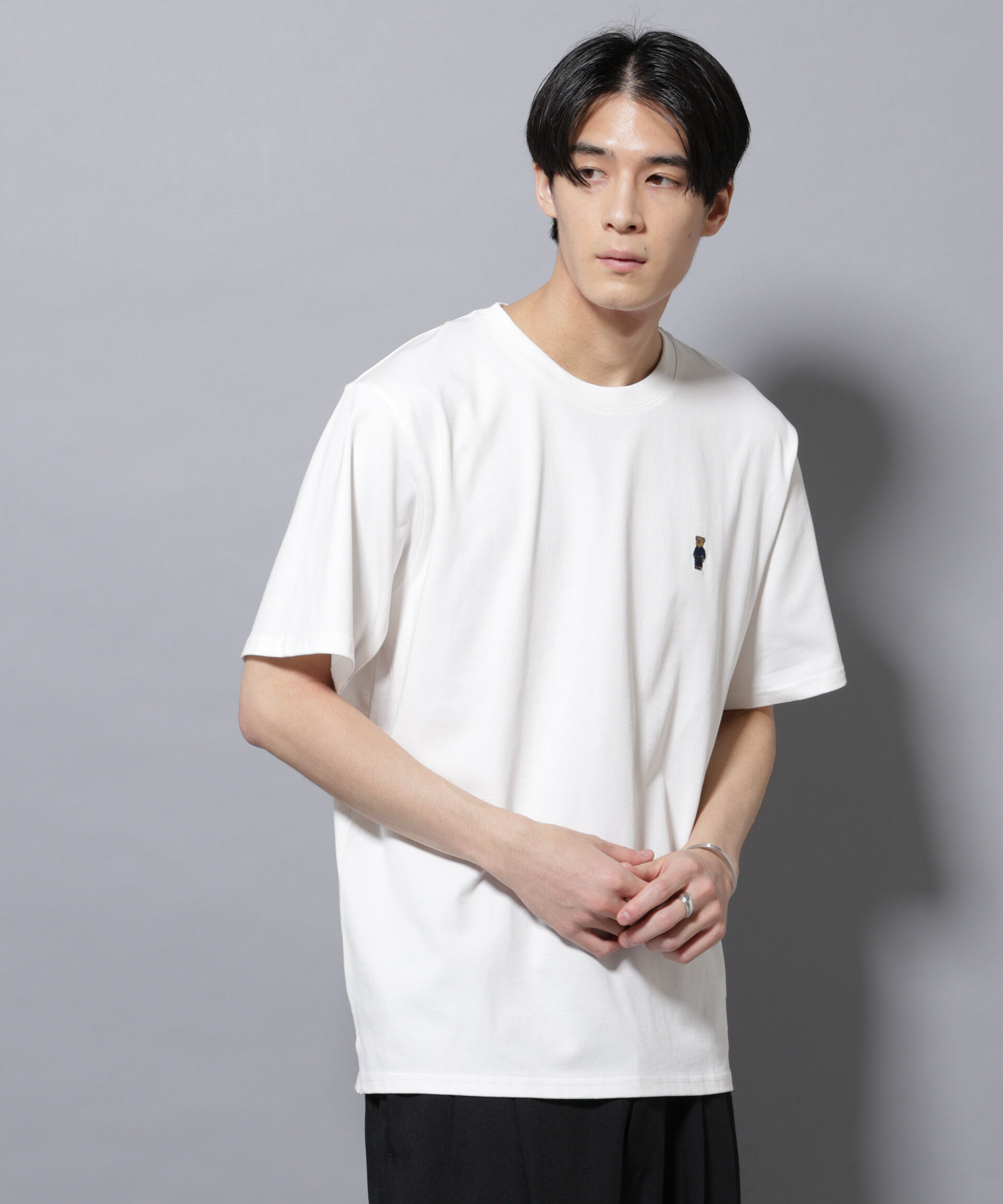 NANO universe「ナノベアTシャツ 半袖 夏服Ver.2」|Tシャツ・カットソー|パターン32