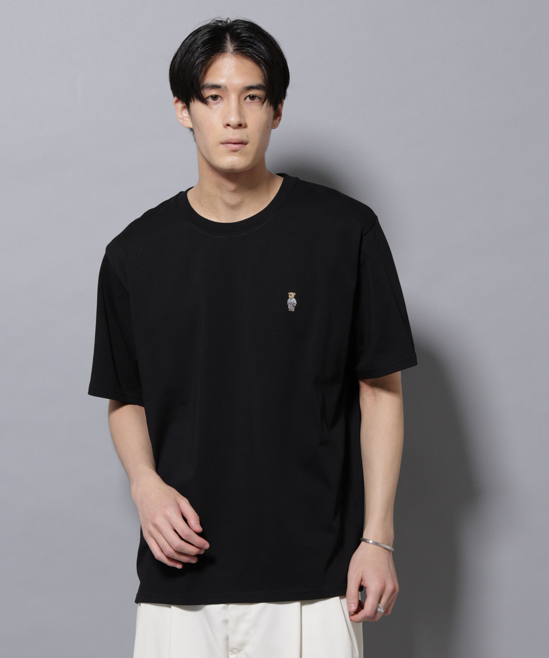 NANO universe「ナノベアTシャツ 半袖 夏服Ver.2」|Tシャツ・カットソー|パターン43
