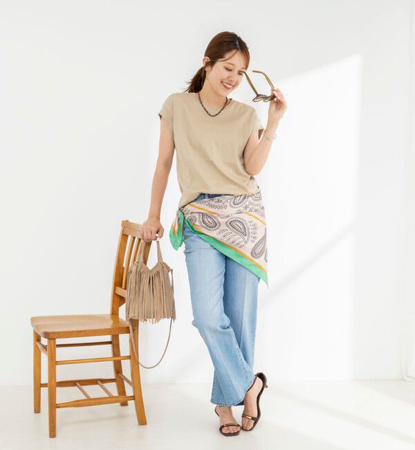 Rie Miller「【追加】《5サイズ展開》【RM denim】センタープレスデニム」|デニム|