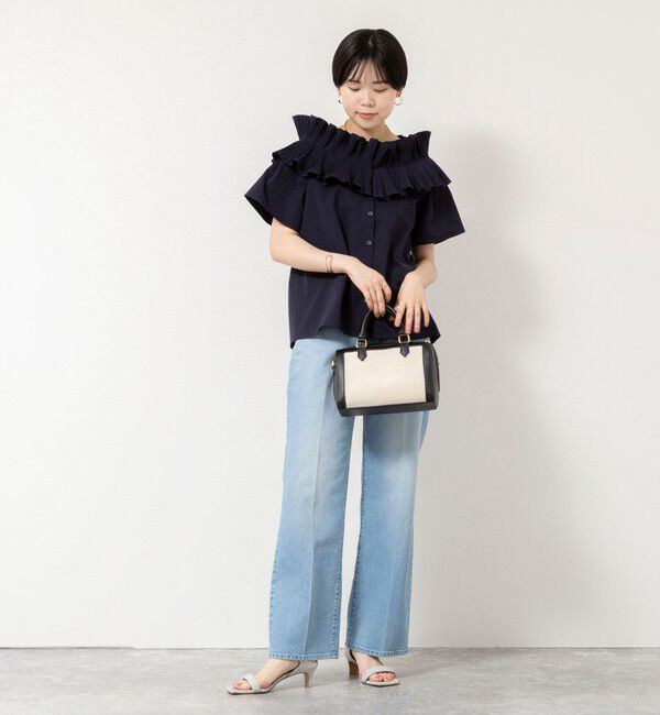 Rie Miller「【追加】《5サイズ展開》【RM denim】センタープレスデニム」|デニム|