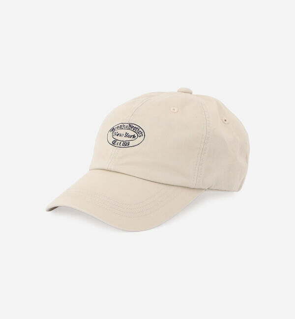  「Brooks Brothers |〈別注〉コットンツイル ベースボールキャップ BEIGE UNISEX」|キャップ・キャスケット|