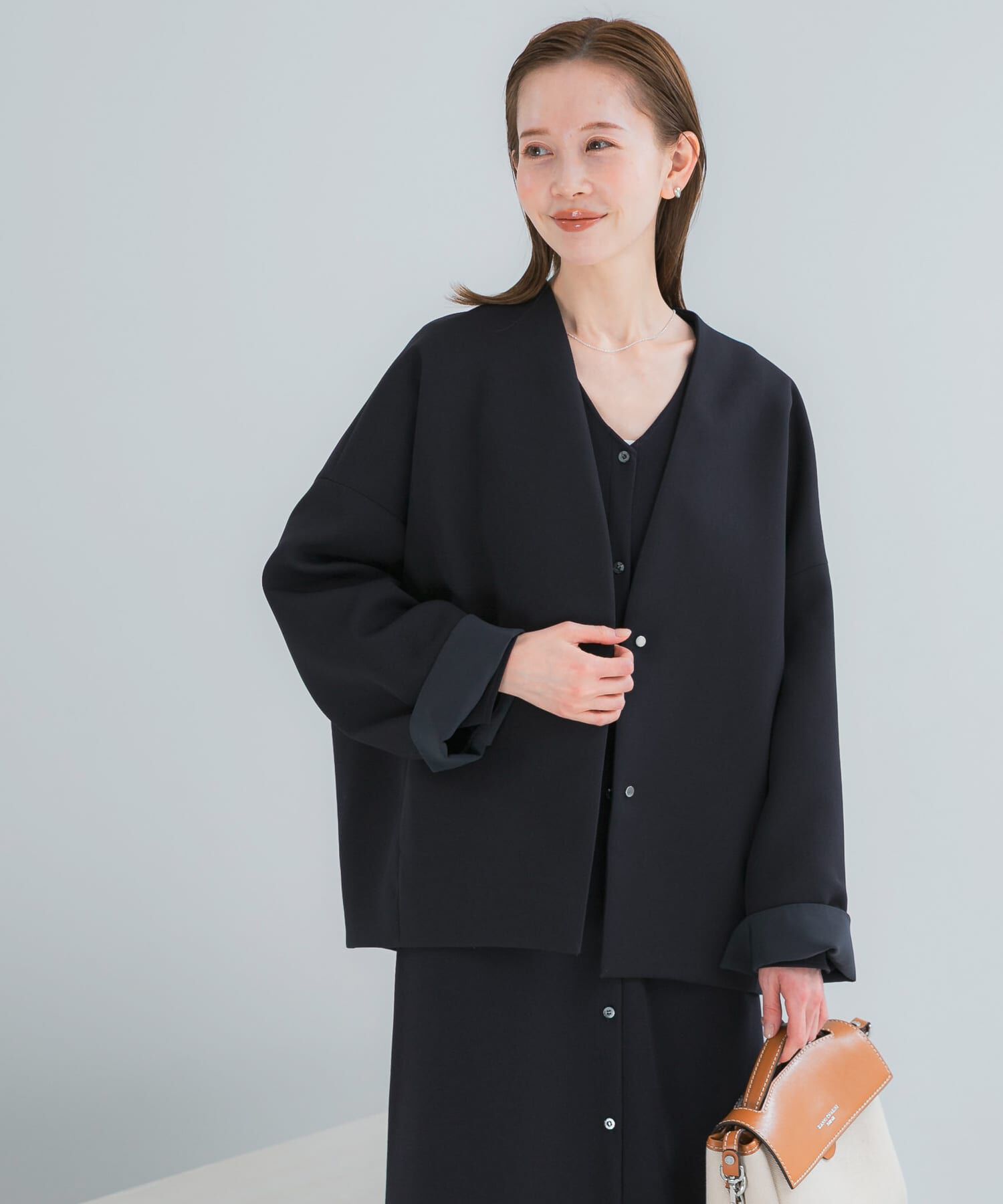 URBAN RESEARCH ROSSO「『一部別注カラー』ELENDEEK　FORM SHORT COAT」|ノーカラージャケット|