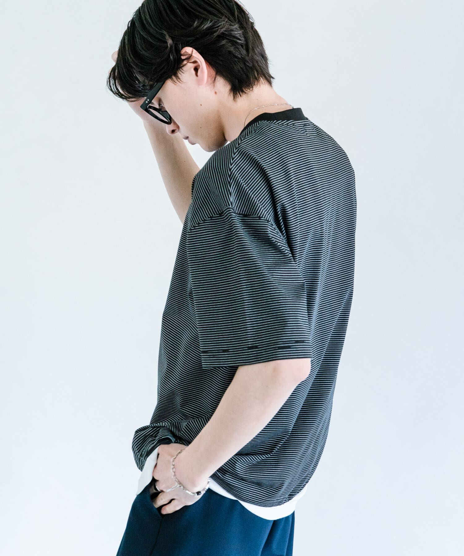 SENSE OF PLACE by URBAN RESEARCH「『接触冷感/ｲｰｼﾞｰｹｱ』ｸｲｯｸﾄﾞﾗｲｱｿｰﾄﾄﾞﾛｰｺｰﾄﾞ」|Tシャツ・カットソー|