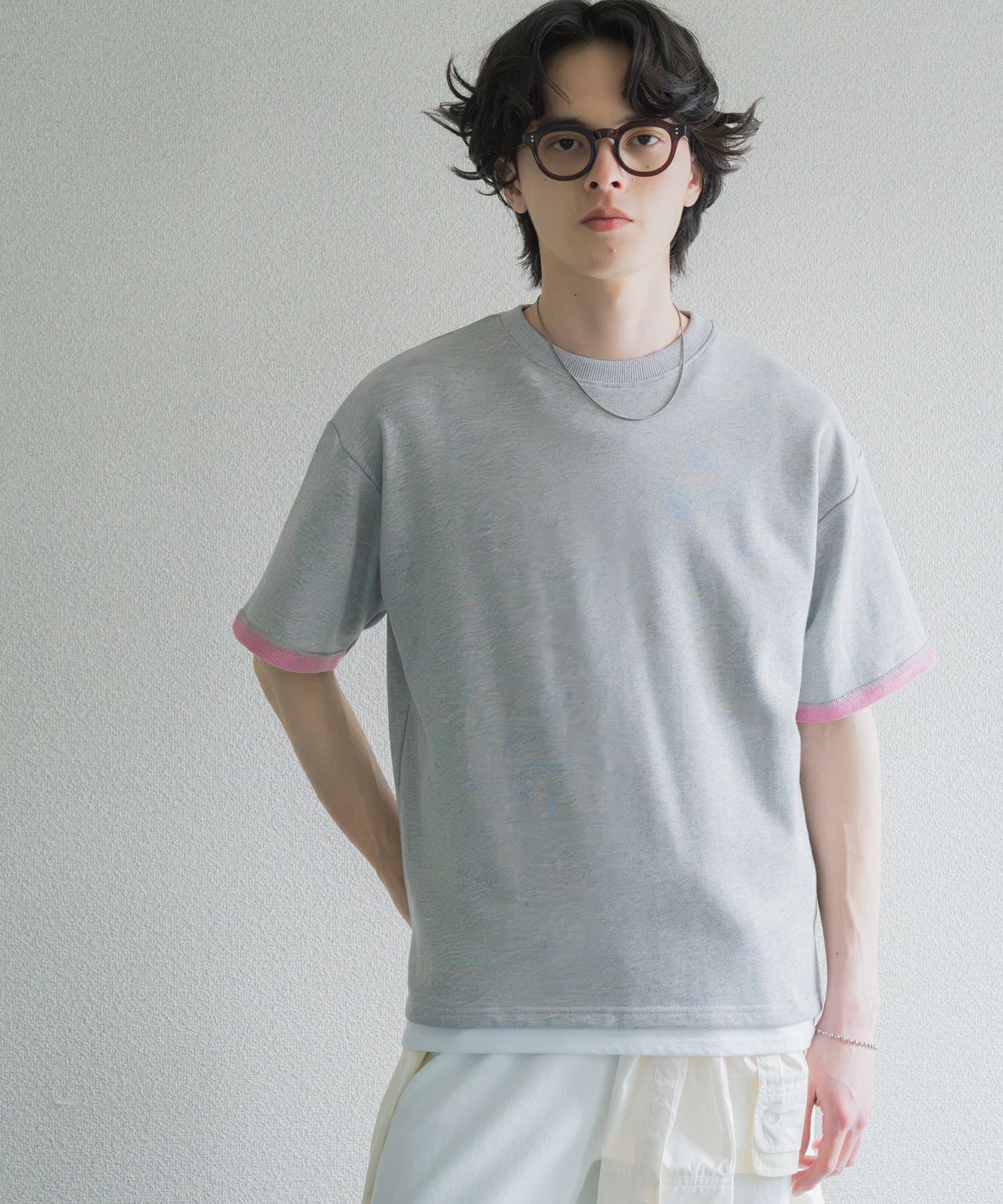 SENSE OF PLACE by URBAN RESEARCH「ダブルフェイス裏毛ショートスリーブTシャツ」|Tシャツ・カットソー|