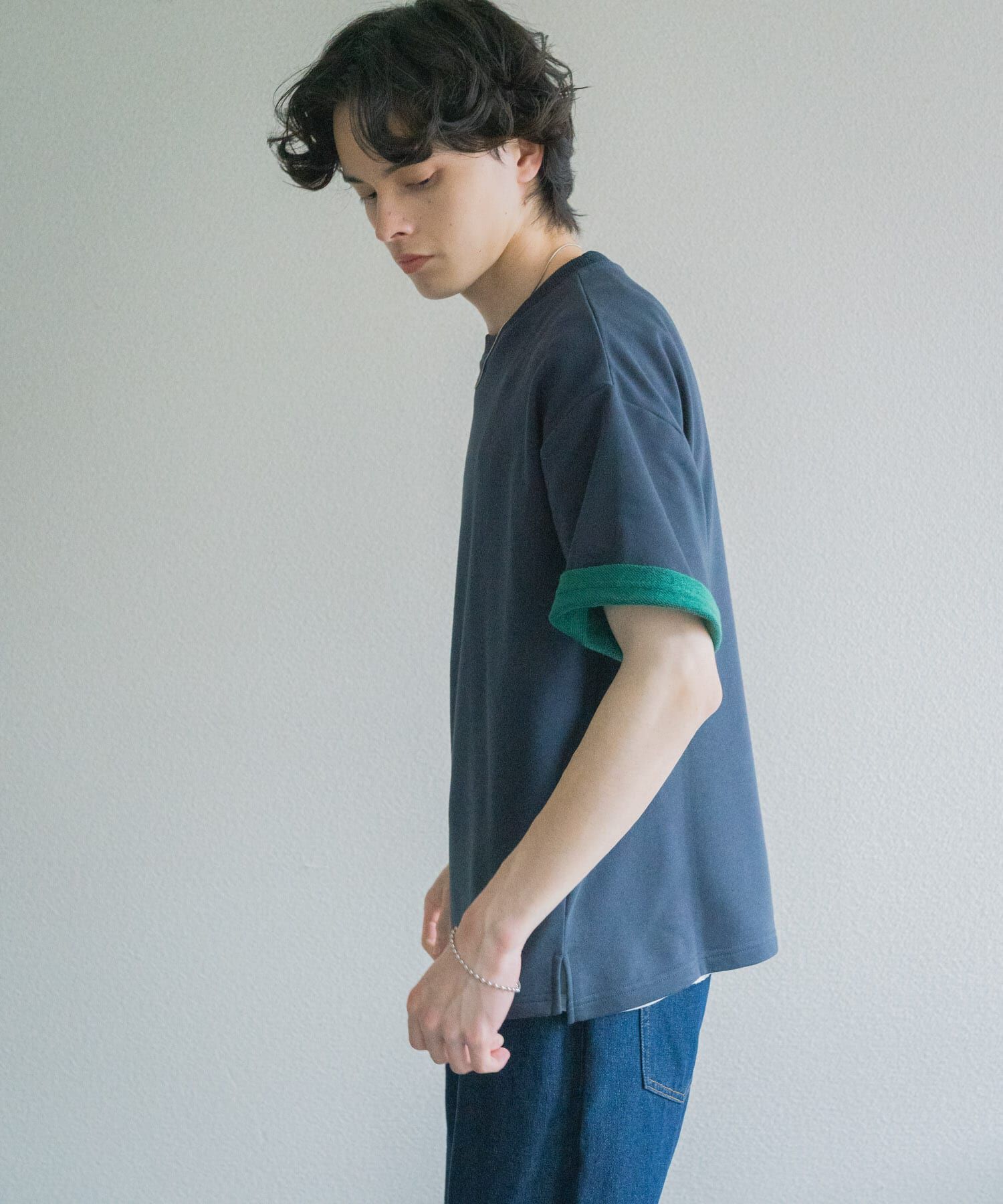 SENSE OF PLACE by URBAN RESEARCH「ダブルフェイス裏毛ショートスリーブTシャツ」|Tシャツ・カットソー|