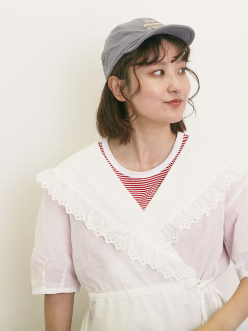 Samansa Mos2「◎カシュクールレースブラウス」|シャツ・ブラウス|オフホワイト