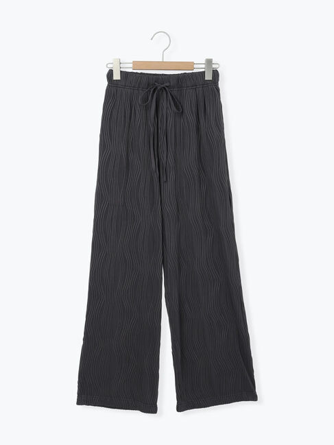Samansa Mos2 blue「ウェーブカットパンツ」|その他|