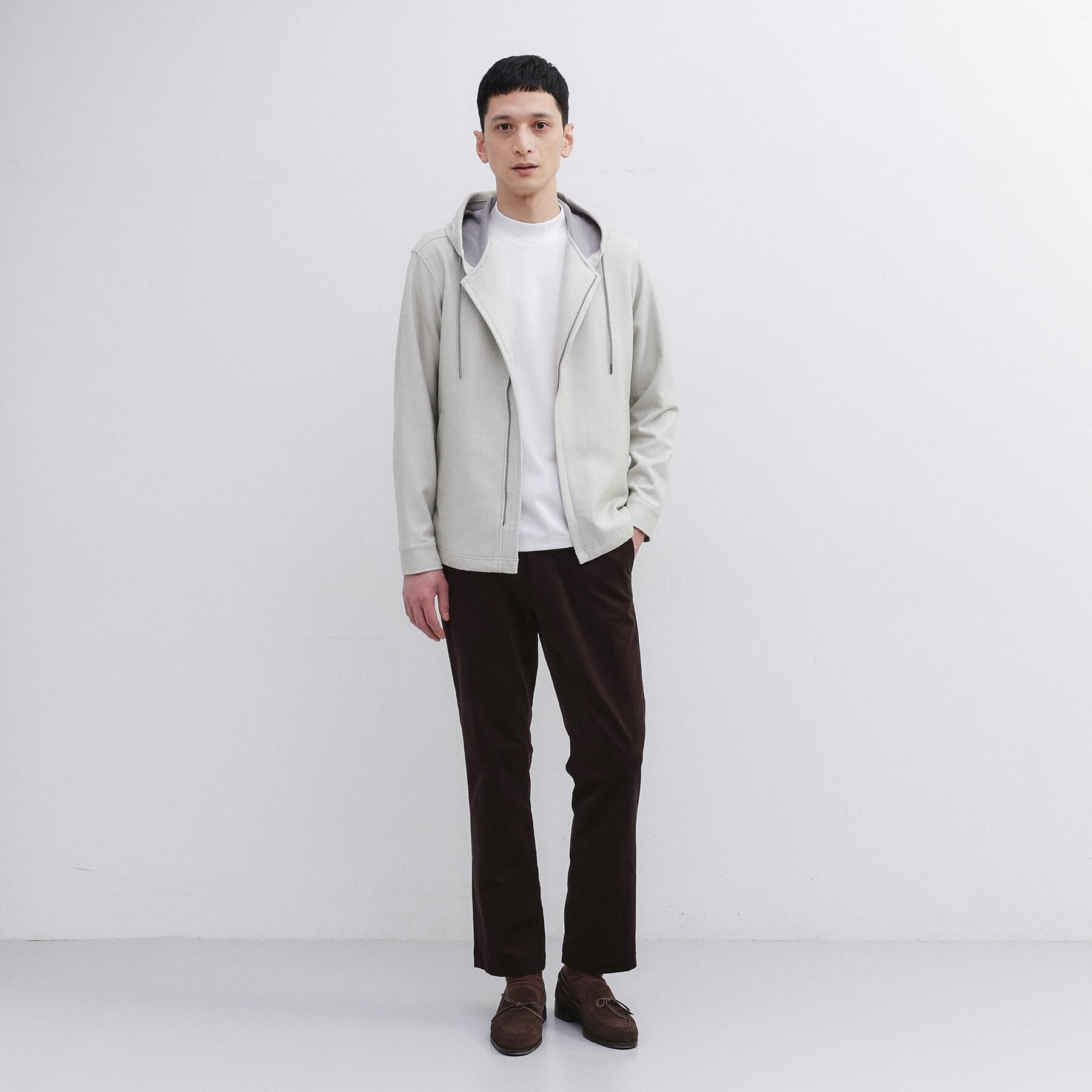 TAKEO KIKUCHI「【JUST ONE LAYER】ダウンファブリックZIPパーカー」|パーカー|