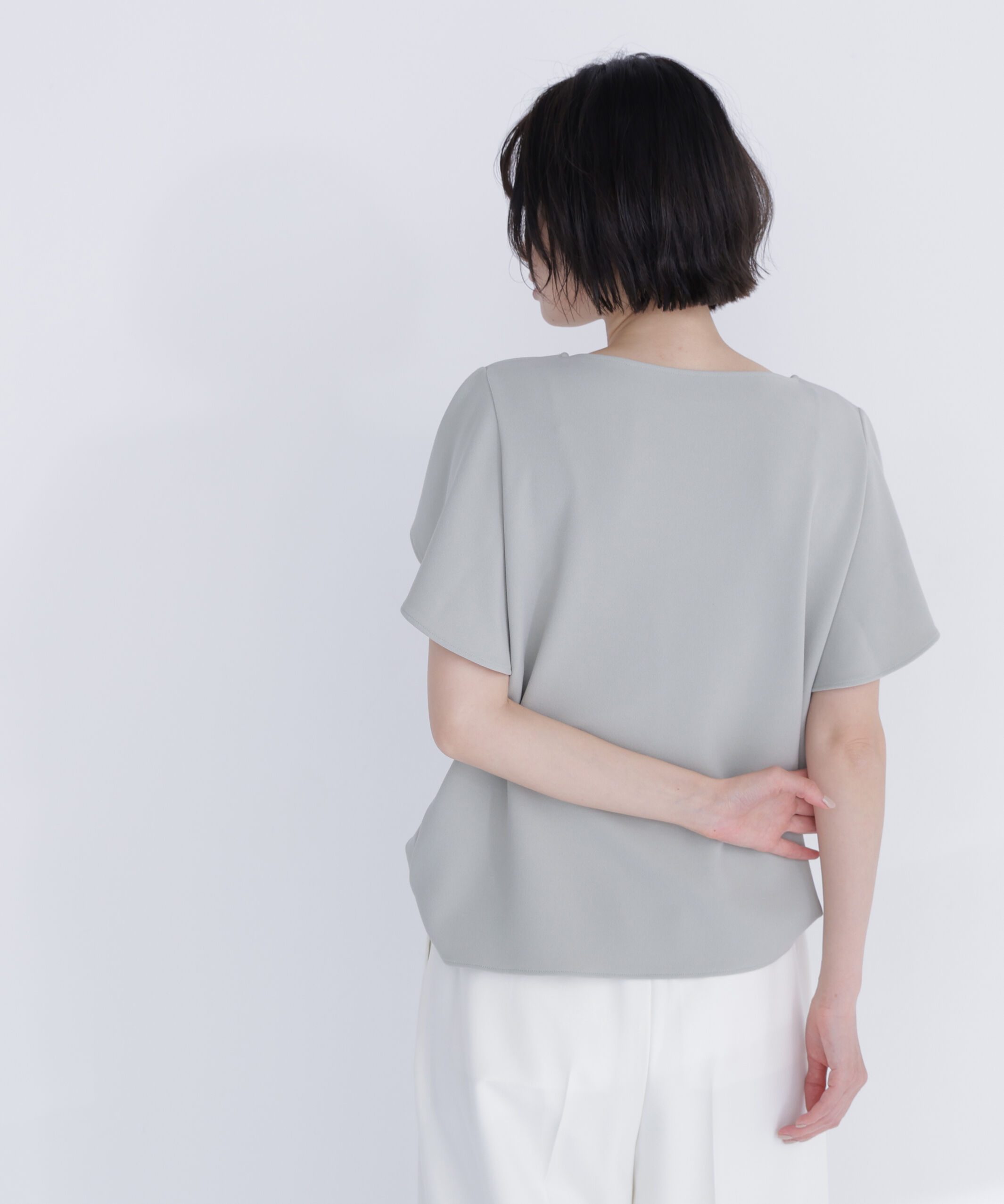  「カットジョーゼットトップス」|Tシャツ・カットソー|