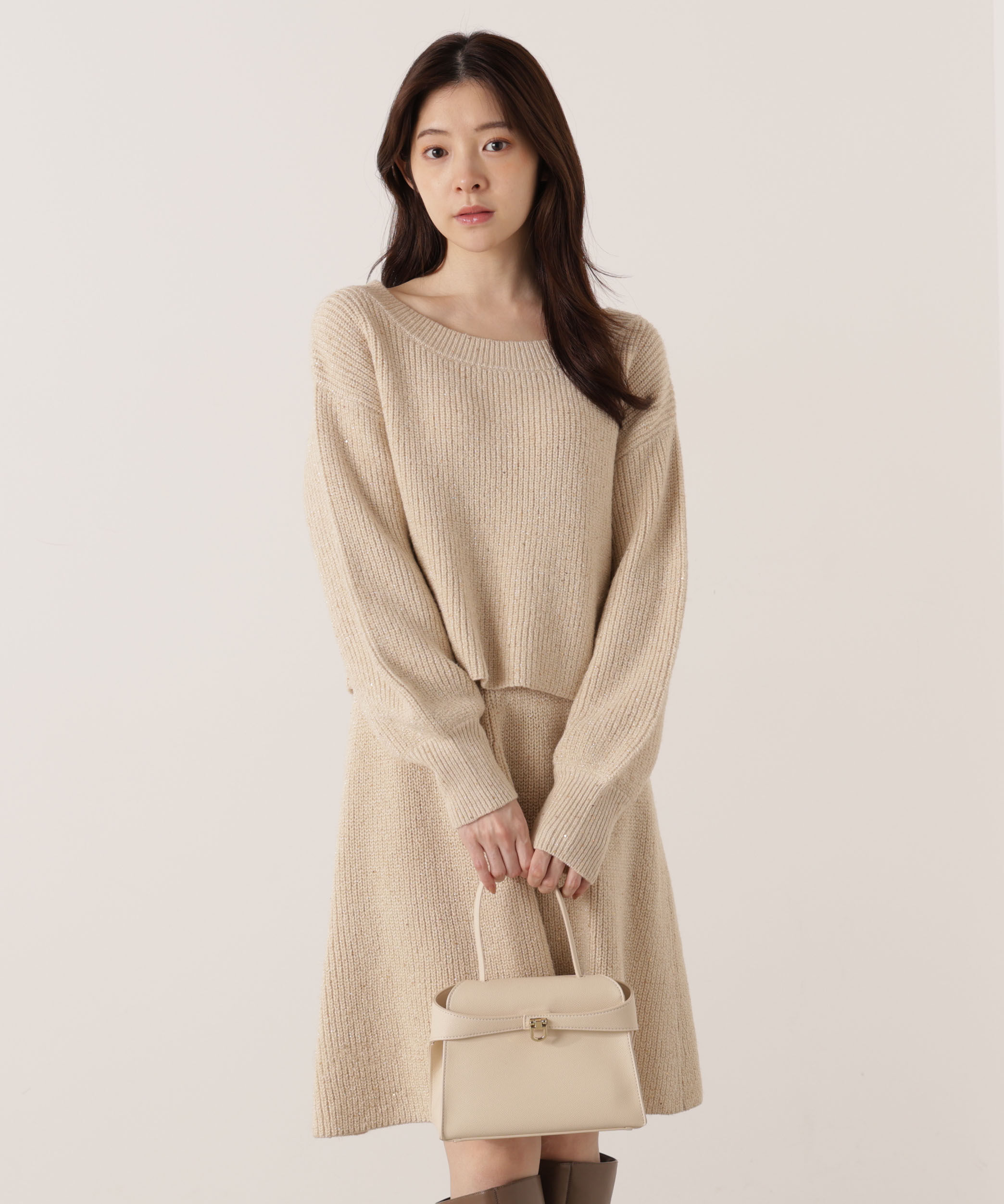PROPORTION BODY DRESSING「片畦ミニSETUP  25AW」|ワンピース|