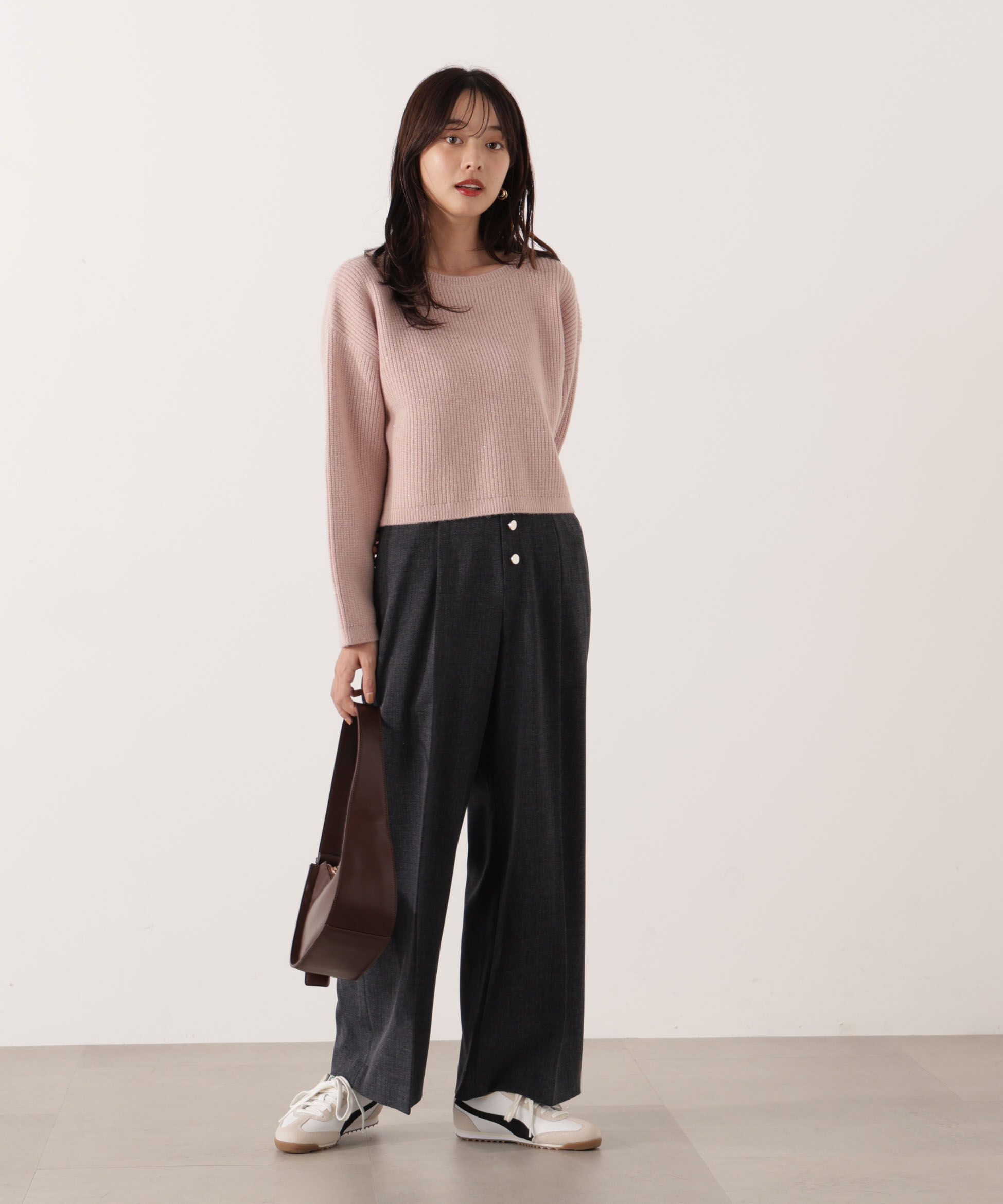 PROPORTION BODY DRESSING「アンジェリーナボックスニット  25AW 」|ニット・セーター|
