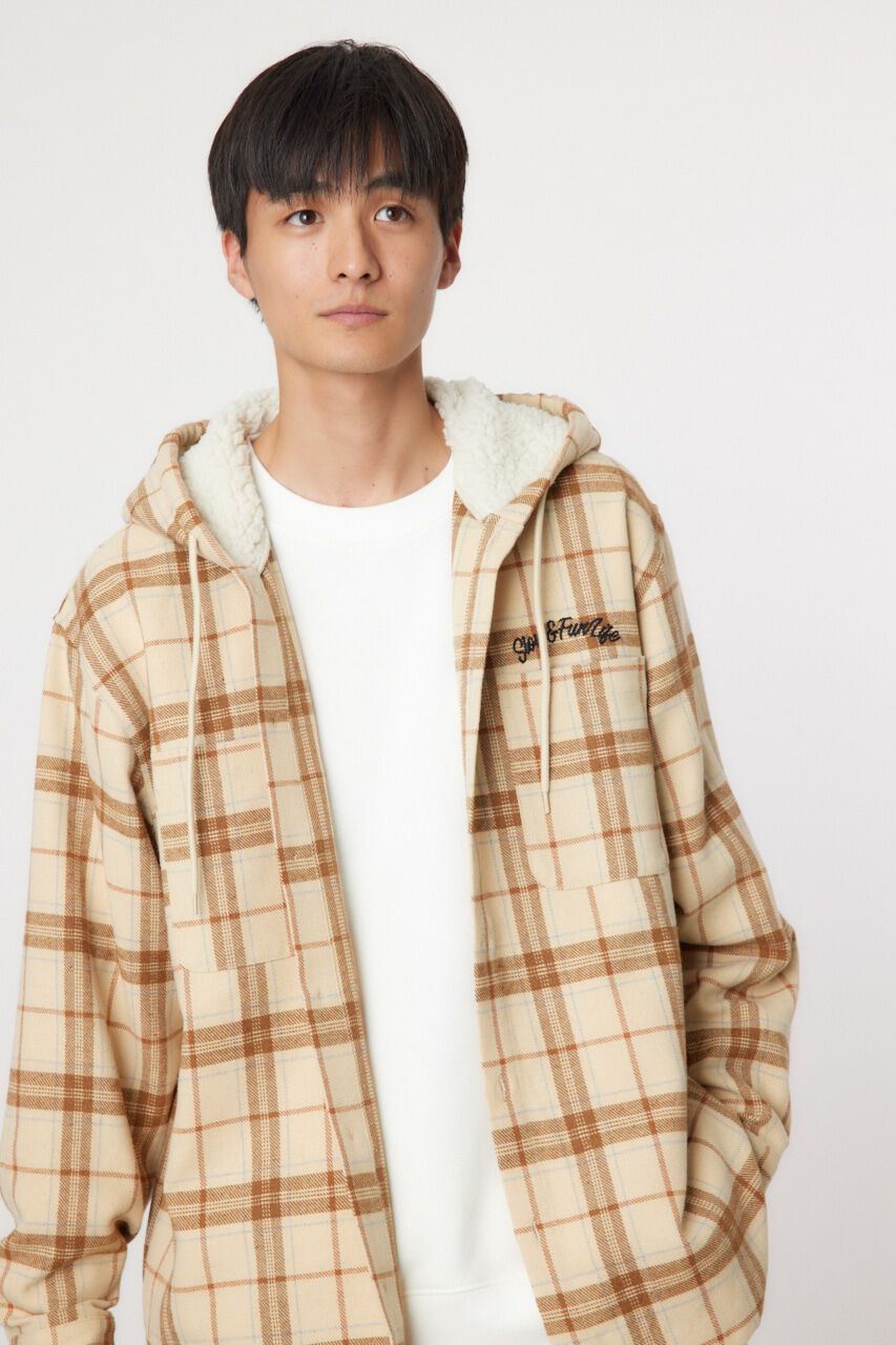 RODEO CROWNS「boa hooded シャツ」|シャツ・ブラウス|YEL