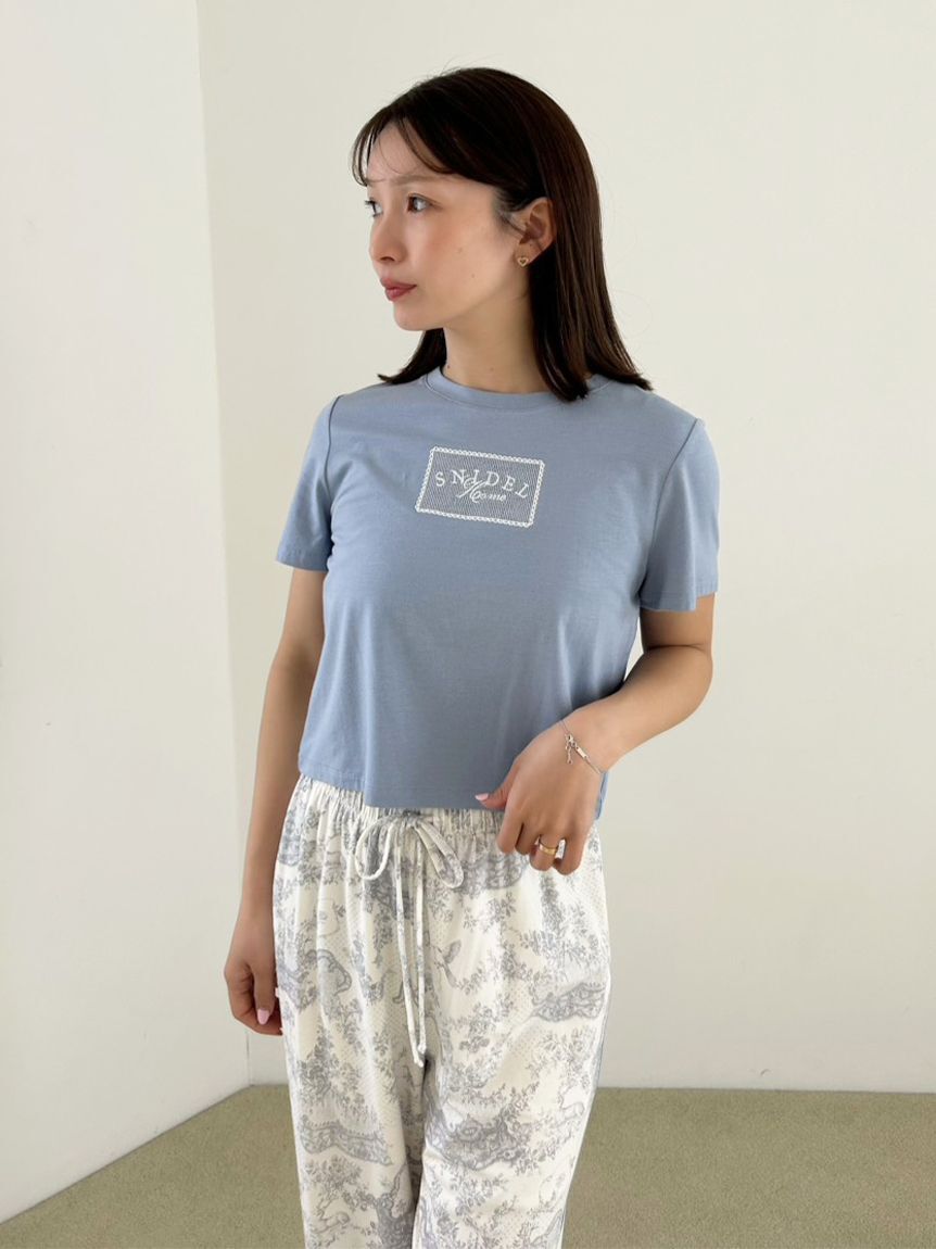 SNIDEL HOME「【Moilis】Ｔシャツ」|ルームウェア|BLU