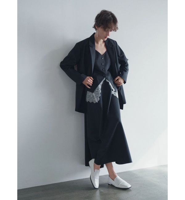 ELENDEEK「LACE LAYERED CAMI OP」|ワンピース|