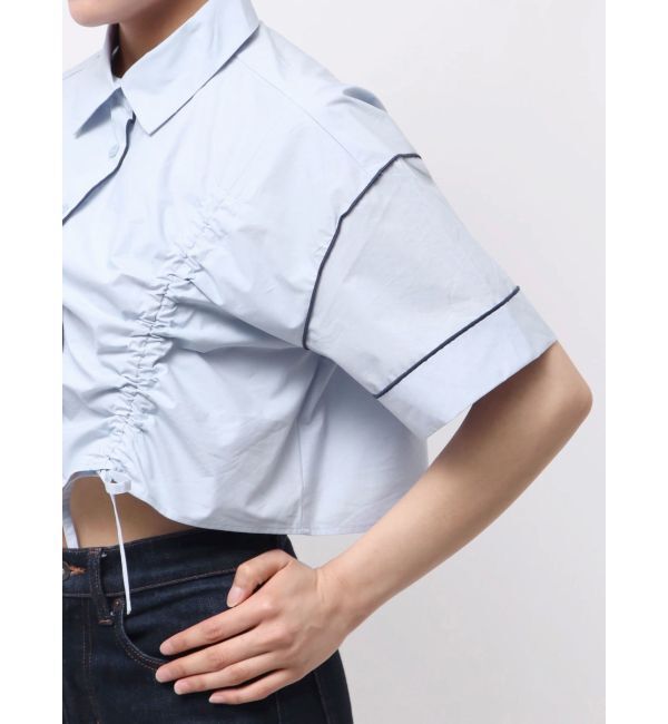 MURUA「バイカラーシャーリングシャツ」|シャツ・ブラウス|