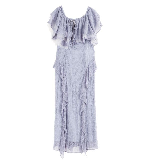 LAGUNAMOON「LADYレースフリルデザインボレロキャミワンピース」|ドレス|