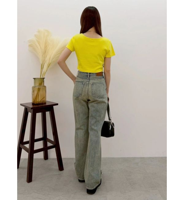 EVRIS「BASICシンプルショートTシャツ」|Tシャツ・カットソー|