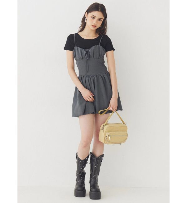 EVRIS「BASICシンプルショートTシャツ」|Tシャツ・カットソー|
