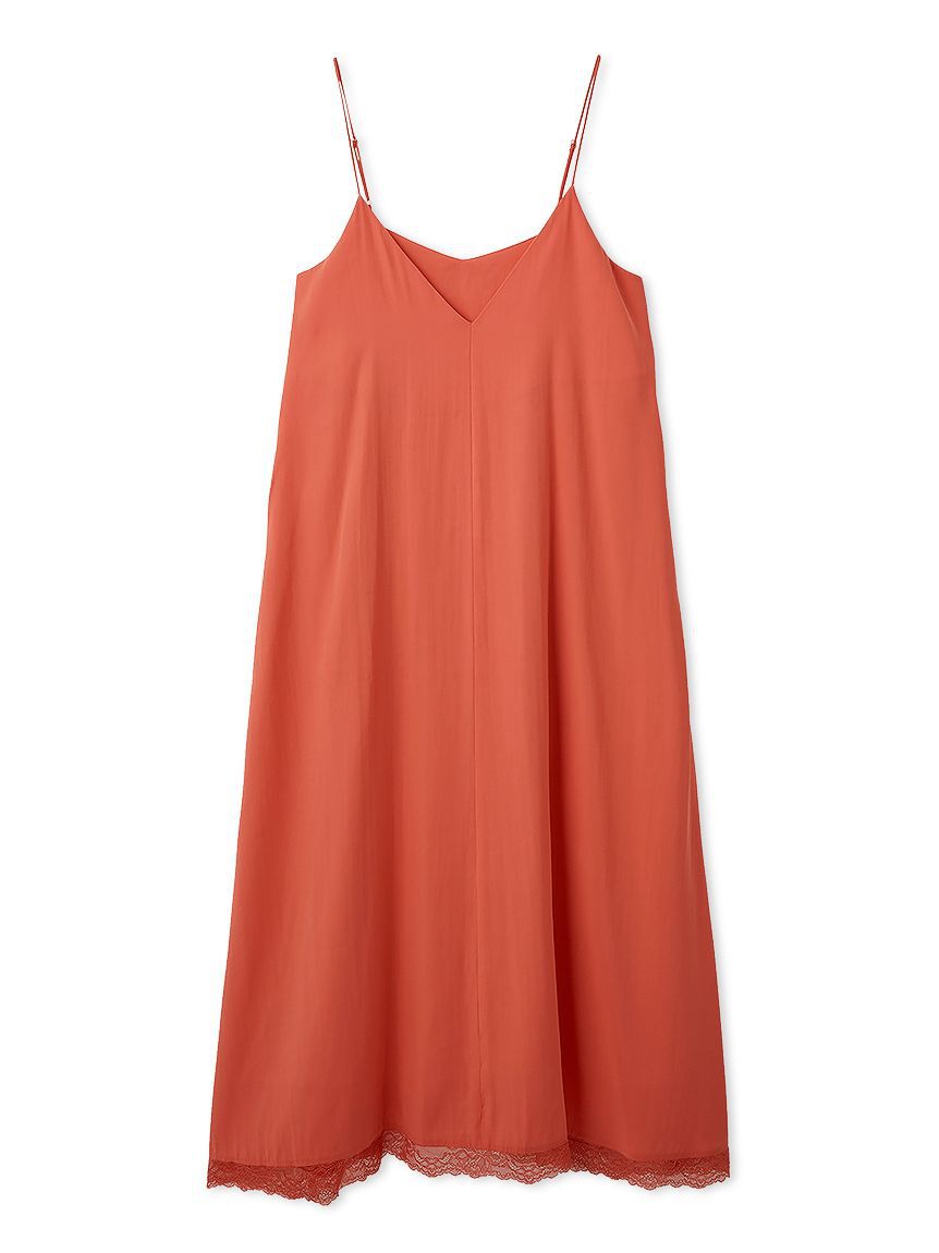 Mila Owen「レースヘムキャミワンピース」|ワンピース|RED