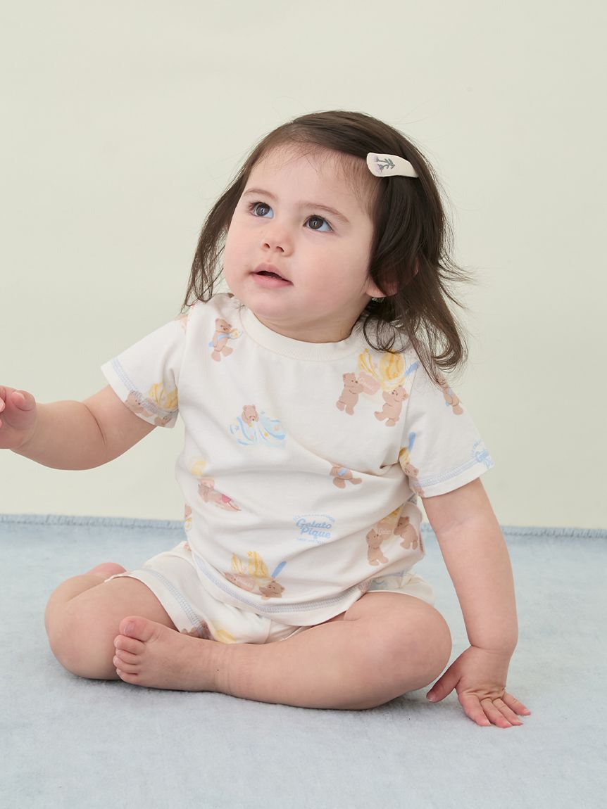 GELATO PIQUE KIDS & BABY「【BABY】【接触冷感】アイスクリームベア柄Tシャツ」|その他ベビーウェア|CRM
