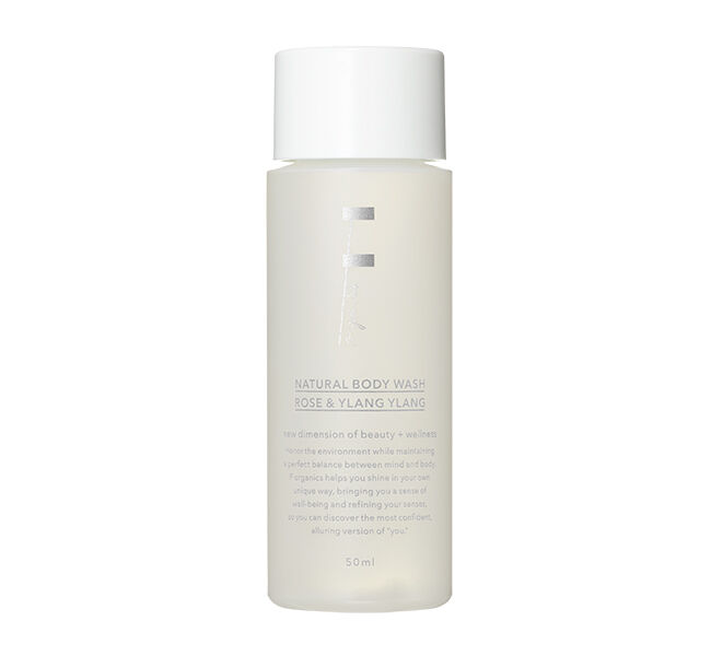 F ORGANICS「ナチュラルボディウォッシュミニ ローズ＆イランイラン【F organics】」|入浴剤・バスグッズ|-
