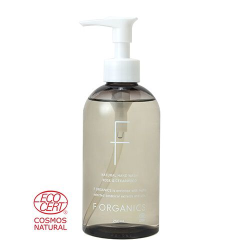 F ORGANICS「ナチュラルハンドウォッシュN ローズ＆シダーウッド 【F ORGANICS】」|ハンドケア|-