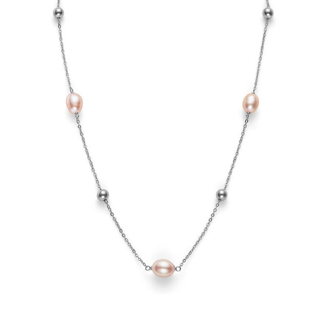 OLIVIA BURTON 「〈OLIVIA BURTON(ｵﾘﾋﾞｱﾊﾞｰﾄﾝ)〉ﾄﾚﾝﾄﾞ ﾊﾞｲｻﾞｼｰ ﾊﾟｰﾙ ﾋﾞｰｽﾞ ｼﾙﾊﾞｰﾈｯｸﾚｽ 」|ネックレス|