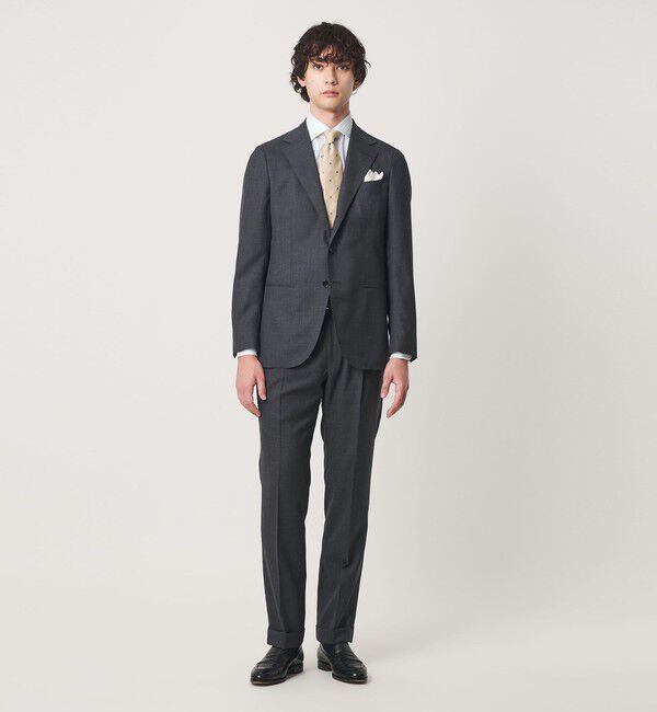 UNITED ARROWS「イージーケア AG パナマ ストライプ ワイドスプレッドカラー シャツ 抗菌防臭 通気性」|シャツ・ブラウス|