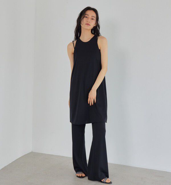 EMMEL REFINES「＜EMMEL REFINES＞EM アメスリチュニック &times; パンツ セット」|ワンピース|BLACK