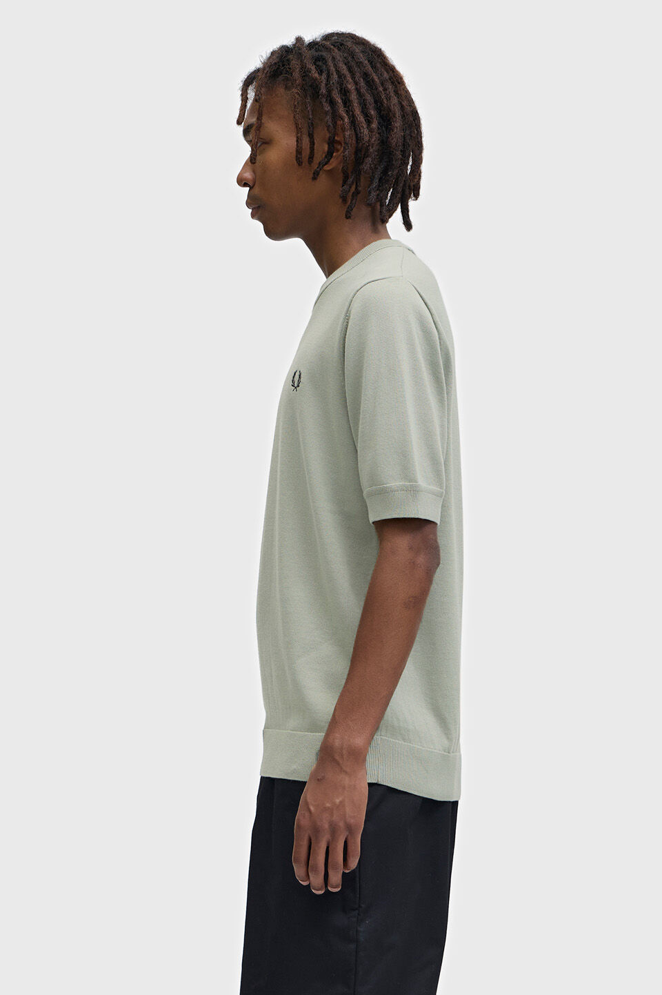 FRED PERRY 「Cotton Knitted T-Shirt／コットンニットTシャツ」|ポロシャツ|