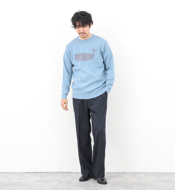 NOLLEY'S goodman「クジラWJQ ダブルジャカードニット 25AW」|ニット・セーター|