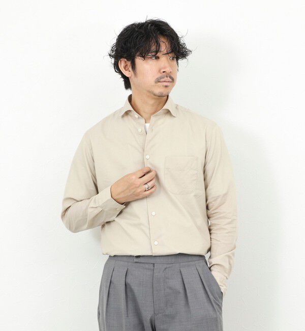 NOLLEY'S goodman「《ビジカジ対応》カッタウェイシャツ 26SS」|シャツ・ブラウス|
