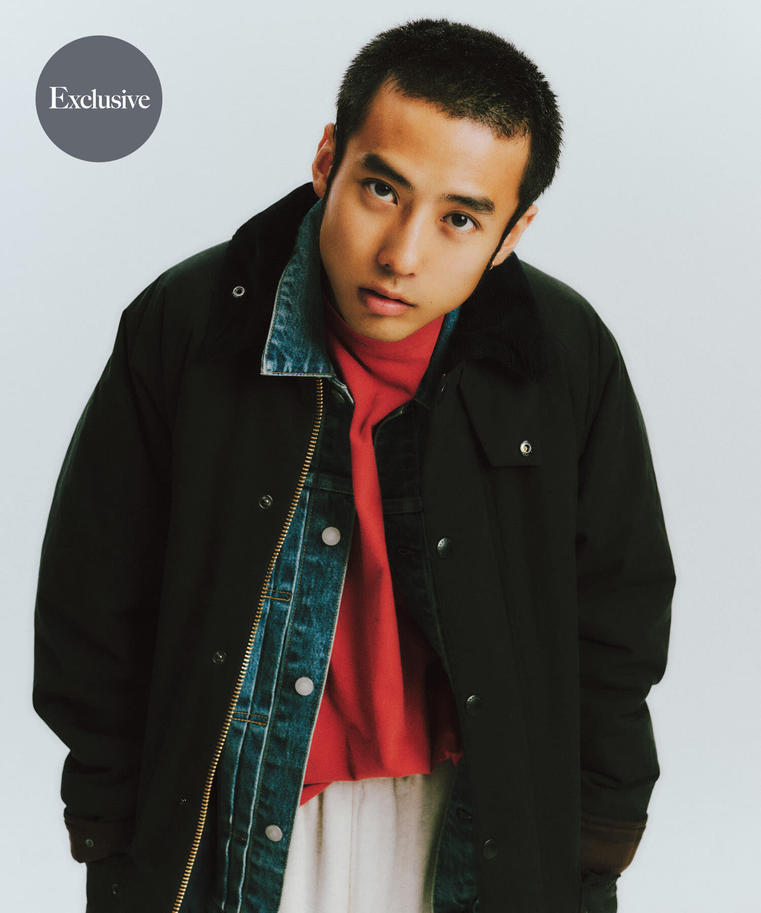 URBAN RESEARCH「『別注』Barbour / URBAN RESEARCH　PADDED OS BEAUFORT」|ノーカラーコート|ネイビー