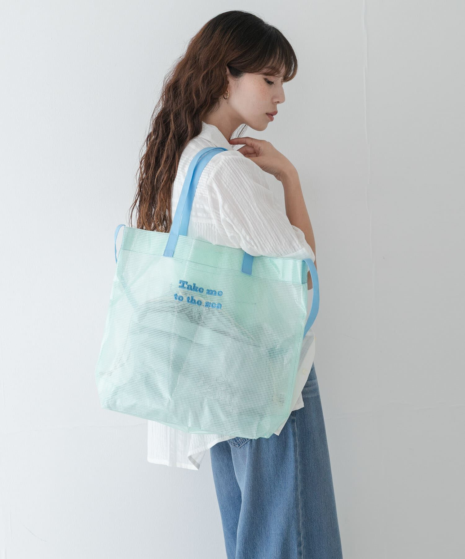 Sonny Label 「ポーチ付ビッグプールバッグ」|トートバッグ|