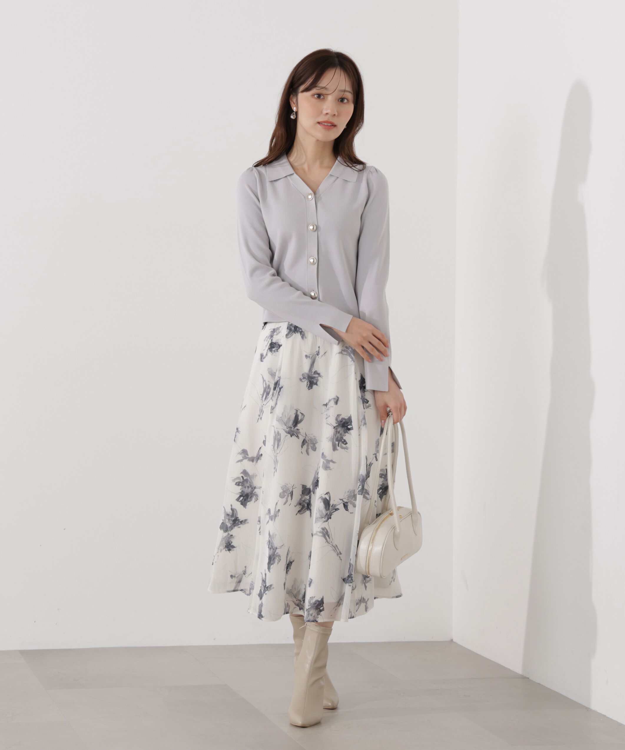 PROPORTION BODY DRESSING「フラワープリントスカート」|スカート|