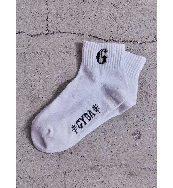 GYDA「ONE G POINTショートSOX」|ソックス|オフホワイト