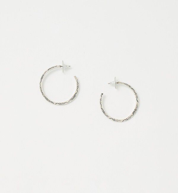 UNITED ARROWS「＜HARPO＞フープ ピアス」|ピアス|SILVER