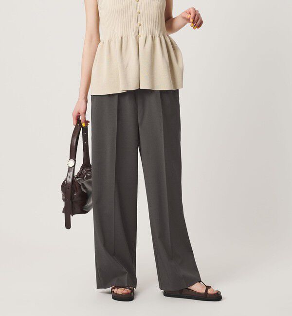 BEAUTY&YOUTH UNITED ARROWS「ゴムギャザー ワイドパンツ ウォッシャブル 防シワ」|その他|