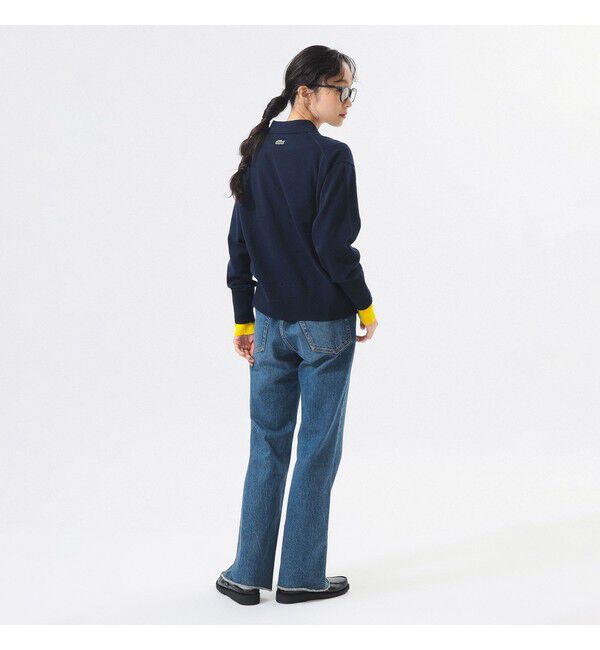 BEAMSBOY「【別注】LACOSTE / ポロ カーディガン」|ニット・セーター|