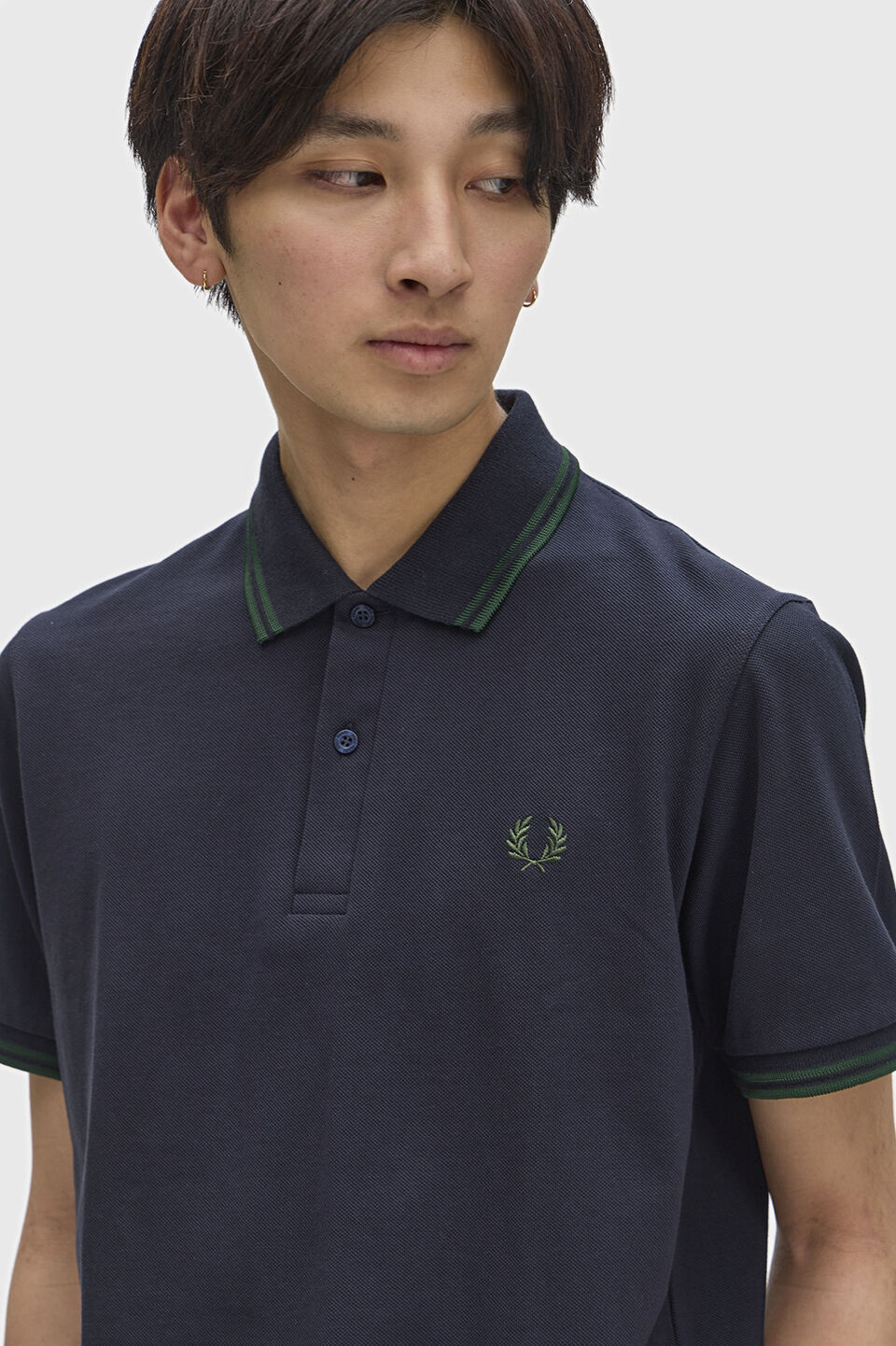 FRED PERRY 「The Fred Perry Shirt  M12／イングランド製 フレッドペリー ポロシャツ M12」|ポロシャツ|NAVY