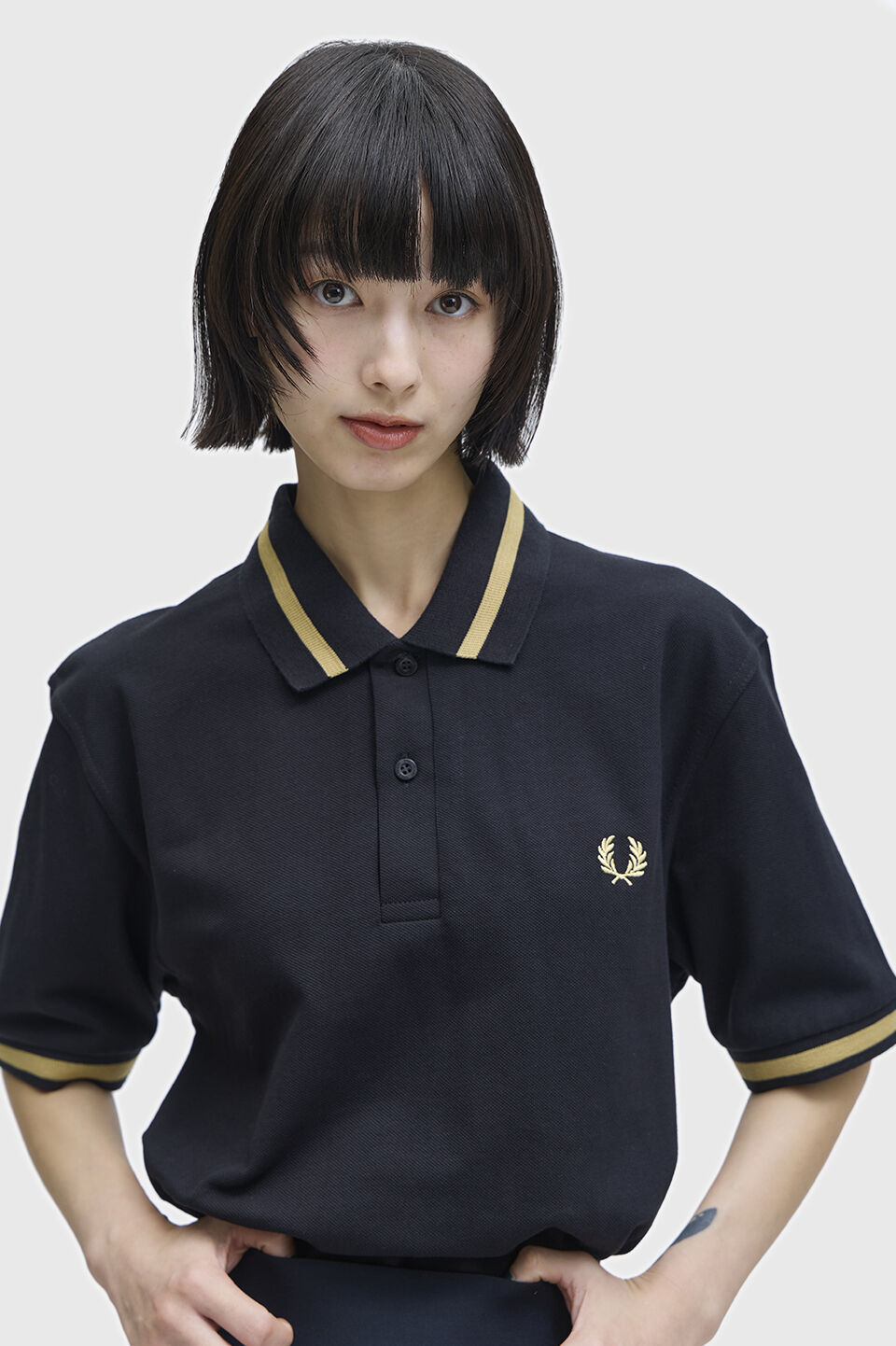  「The Fred Perry Shirt M2／イングランド製 フレッドペリーポロシャツ M2」|ポロシャツ|BLACK