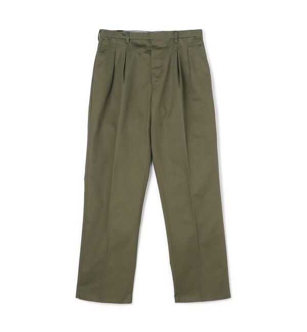 TOMORROWLAND MENS「TOMORROWLAND PILGRIM コットンツイル チノパンツ」|スラックス|57 カーキ