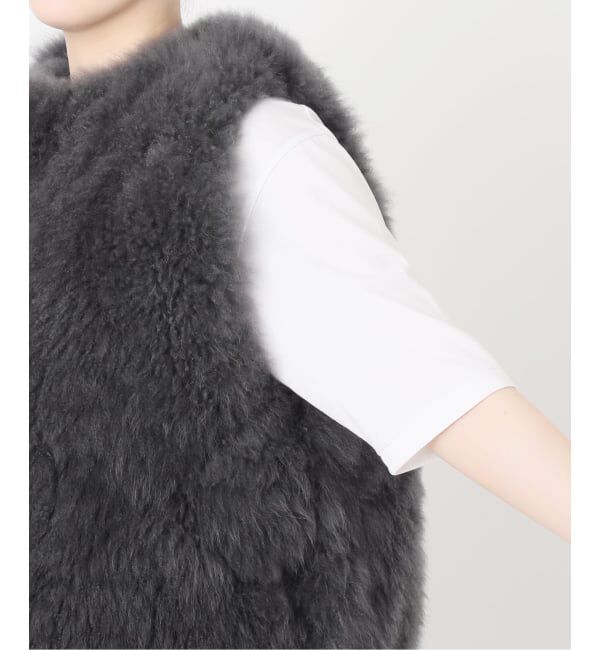 VERMEIL par iena「《予約》Cashmere Fur gilet」|その他|